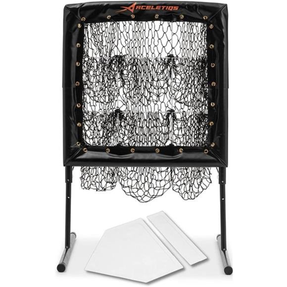 Pitching Net | Baseball Pitching Trainer |Adjustable Height and Portable - Picture 1 of 6